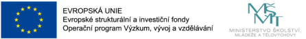 Evropská unie, Evropské strukturální a investiční fondy. Operační program Výzkum, vývoj a vzdělávání.